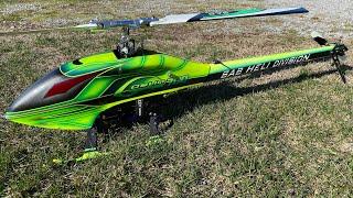 SAB Goblin 700 Competition Maiden Flight