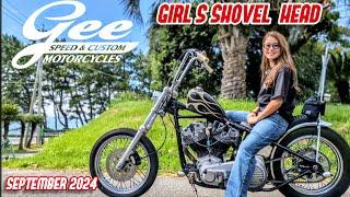 【harley-davidson】センス抜群！女性ライダー特集！【ショベルヘッド】GEE  MOTORCYCLES【ハーレー】【ヴィンテージハーレー】【旧車ハーレー】