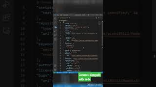 Connect Mongodb with Nodejs #nodejs #mongodb #connect #html #css #css3 #shorts #mongoose #ytshorts