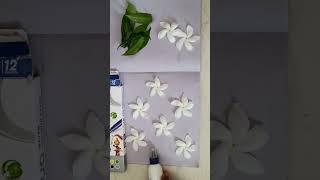 how to make a beautiful craft of flower#short#jasmine#simple#stepbystep