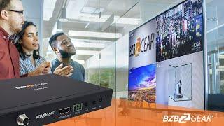 Affordable Auto Scaling Multi-Format Quad Multiviewer for Presenting | BZBGEAR BG-MV41A