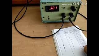 Exp No:4 Gunn diode charactersticts...