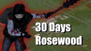 I spent 30 Days Clearing out Rosewood in Project Zomboid