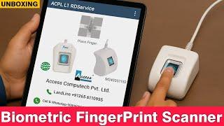 Access FM220U L1 Biometric Fingerprint Scanner Unboxing & Review | Best Budget Thumb Scanner 2025