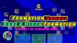 Formation Update eFootball 2023 Mobile | Rare Formation, Hiden Formation, & Unique Formation