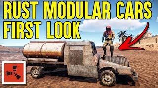 Rust Vehicles - First Look and What to Think For Rust Base Building (Modular Cars)