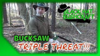 Bushcraft Bucksaw Triple Threat (Spring Creek Bucksaw, Boreal 21 Saw & Stowell Bucksaw)