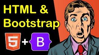 How to Create a Website from Scratch with HTML & Bootstrap | HTML, CSS, & Bootstrap Tutorial