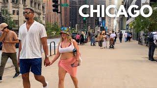 CHICAGO Walking Tour - Magnificent Mile & Michigan Avenue on Sunday | July 14, 2024 | 4k Cinematic