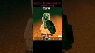 what if I give shock to creeper {experiment 1}#weiderdude #bblocks #mineceaftshorts #shorts #Shorts