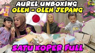 AUREL AMEENA AZURA BONGKAR OLEH-OLEH JEPANG, SATU KOPER FULL!!