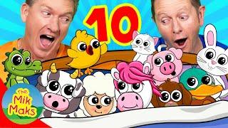 Ten In The Bed | Nursery Rhymes | The Mik Maks