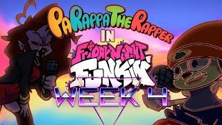 Friday Night Funkin' Mod: Week 4 - Parappa Edition - Full Gameplay (All 3 Songs + Download Link)