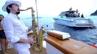 Shakira - Waka Waka | CRAZY SAX PERFORMANCE on the YACHT in Capri