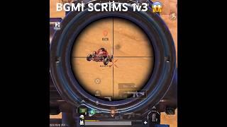 BGMI scrims 1v3 clutch #bgmi #shorts #bgmishorts #bgmiscrims