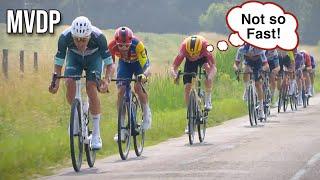 Mathieu van der Poel BULLIED in Hot Breakaway Fight | Criterium du Dauphiné 2025 Stage 3