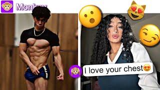 BODYBUILDER FLEXING ON GIRLS MOMENTS | AESTHETICS ON MONKEY PT 10