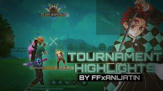 TOURNAMENT HIGHLIGHTS BY FFxANIJATIN | 1v4 IN T2 LOBBY | HEADSHOT GAMEPLAY