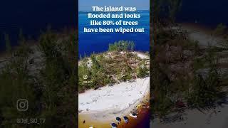 Beer Can Island after Hurricane Helene and Milton. #hurricane #island #florida #tampa #sad