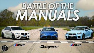 2023 BMW M2 vs Supra Manuals | Laptimes and Drag Race