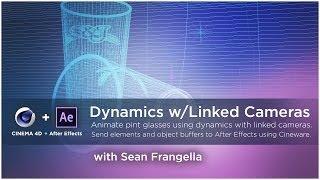 Cinema 4D Tutorial - How to set up Dynamics Simulations - Sean Frangella