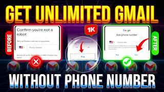 HOW TO Create UNLIMITED GMAIL ACCOUNTS Without PHONE Verification! | Multiple Gmail Kaise Banaye