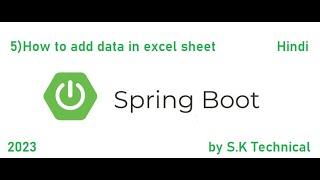 How to add data in excel sheet by using spring boot(add data in excel by using spring boot rest api)