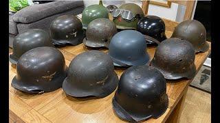 My German WW2 Helmet Collection!