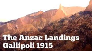 Gallipoli Landings, 25 April 1915 - the Anzac sector - Part 1