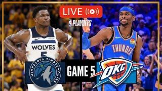 NBA LIVE! TIMBERWOLVES vs THUNDER GAME 5 | 2025 NBA PLAYOFFS | May 29, 2025 | NBA 2K25
