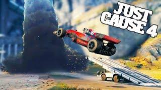 Driving The Best Vehicles Into The Tornado in Just Cause 4