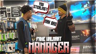 PRETENDING TO BE A WALMART MANAGER| MANAGER EVER