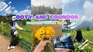 OOTY AND COONOOR TRAVEL GUIDE | OOTY TRIP UNDER 10K | TOY TRAIN RIDE |PLACES TO VISIT|HARSHI DIARIES