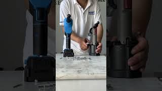 Electric rivet gun compared with pneumatic rivet gun