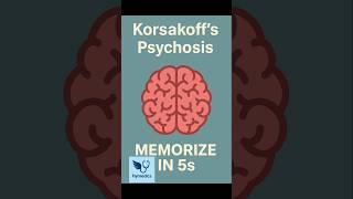 Korsakoff's syndrome mnemonics USMLE