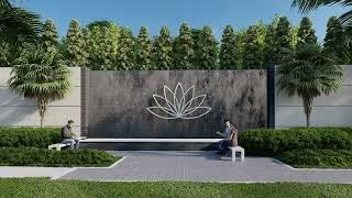 The Community Entrance at Lotus Palm in Boca Raton, Florida | Animation | GL Homes