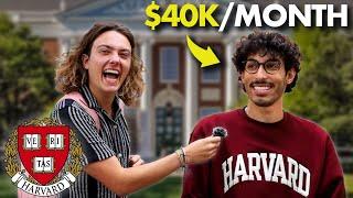 Asking Harvard Students How They Make Money