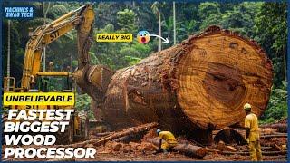 50 Huge and Incredibly Fast Wood Processing Machines You Can't Imagine