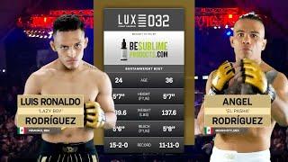 Intensa Batalla: Luis Ronaldo 'Lazy Boy' Rodríguez Gana por TKO en Lux Fight League