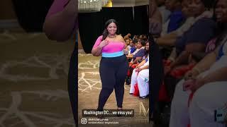 Plus-size fashion show in Washington DC #youtubeshorts #plussizefashion #fashionshow #fashion