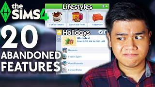 The Sims 4: 20 ABANDONED FEATURES!