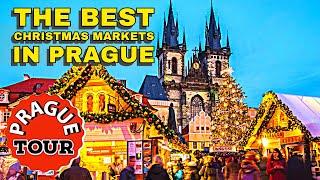 Prague Christmas Markets 2023 (Old Town Square) Walking tour of Prague, Czech Republic.