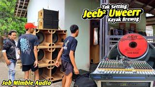 Nekat ACR 15600 Setting Horeg Kaya Brewog !! Mimbie Audio Job 3 Sub Planar 15 inch