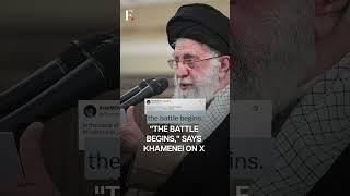 Khamenei: Iran Will Show Israel “No Mercy”, Battle Begins | N18G