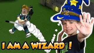 I AM A WIZARD in ROBLOX | 2 Player Tycoon | Team With My Dad !