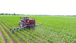 2018 Outagamie County Interseeding cover crops into growing corn.