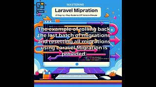 Mastering Laravel Migration: A Step-By-Step Guide To Php Artisan Migrate || PHP || Laravel