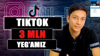 TIK TOK da 3MLN prosmotr yeg'dim | Qanday qilib yeg'dim? | TikTok sirlari 2021