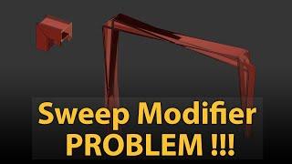 Sweep Modifier Problem | How to fix it?