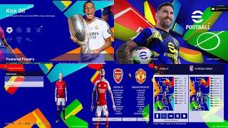 MENU GRAPHICS EFOOTBALL 2025 - PES 2021 & FOOTBALL LIFE 2024